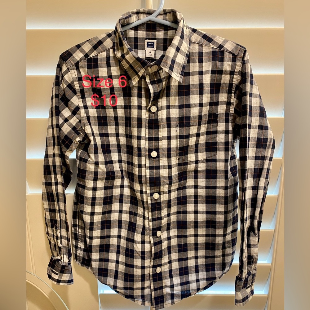 EUC Janie and Jack button down